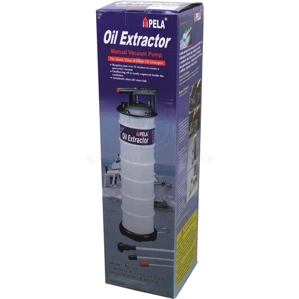 PELA 650 OIL EXTRACTOR PUMP 6.5 LITRE