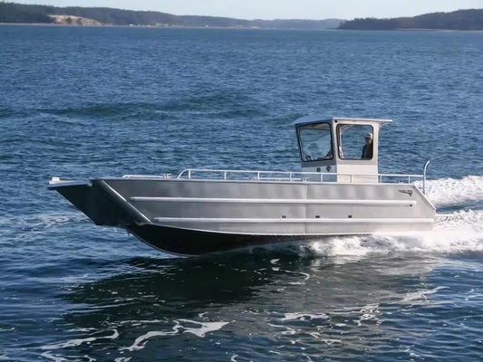 wolf Pack 9m Aluminum Barge Landing Craft Work Boat for Car Transport
