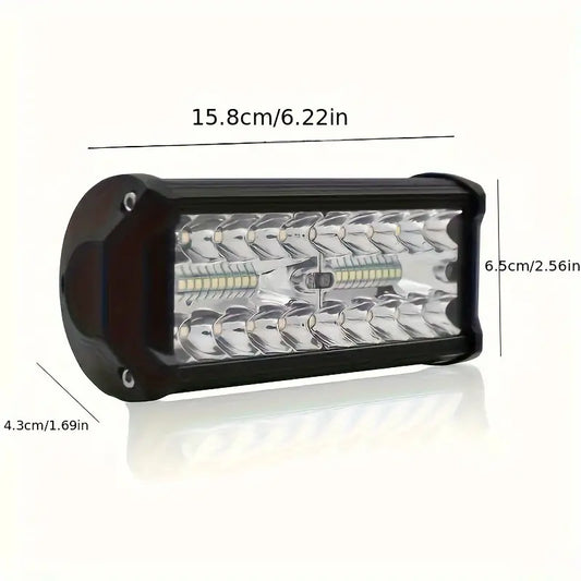7in/18cm Triple Row LED Light Bar - Spot Light for Off Road Driving, Fog Light for Trucks & ATVs