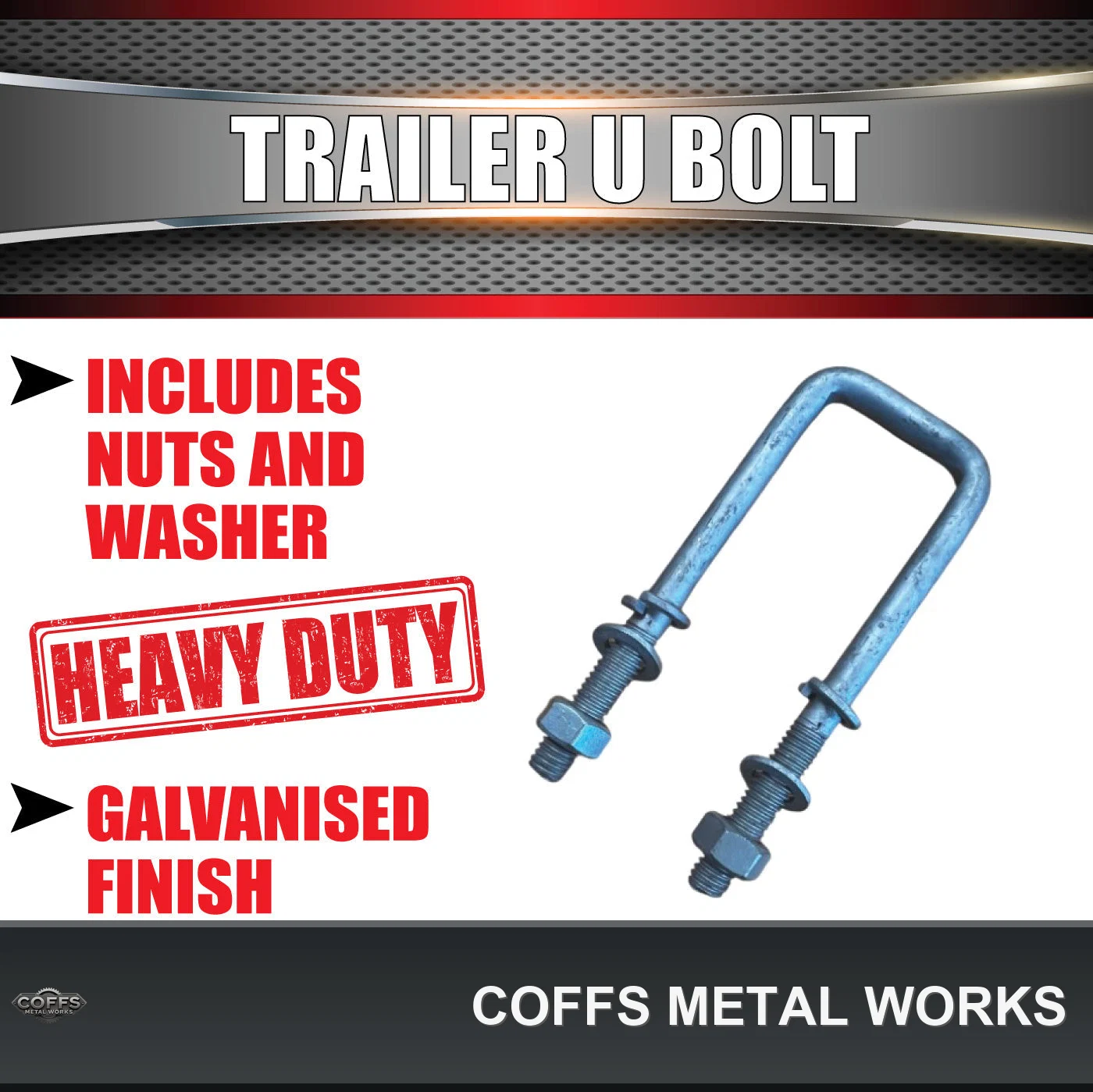 1x-40mm-x-150mm-1-2-galvanised-trailer-caravan-boat-u-bolt-nuts-washers-coffs-metal-wor-01