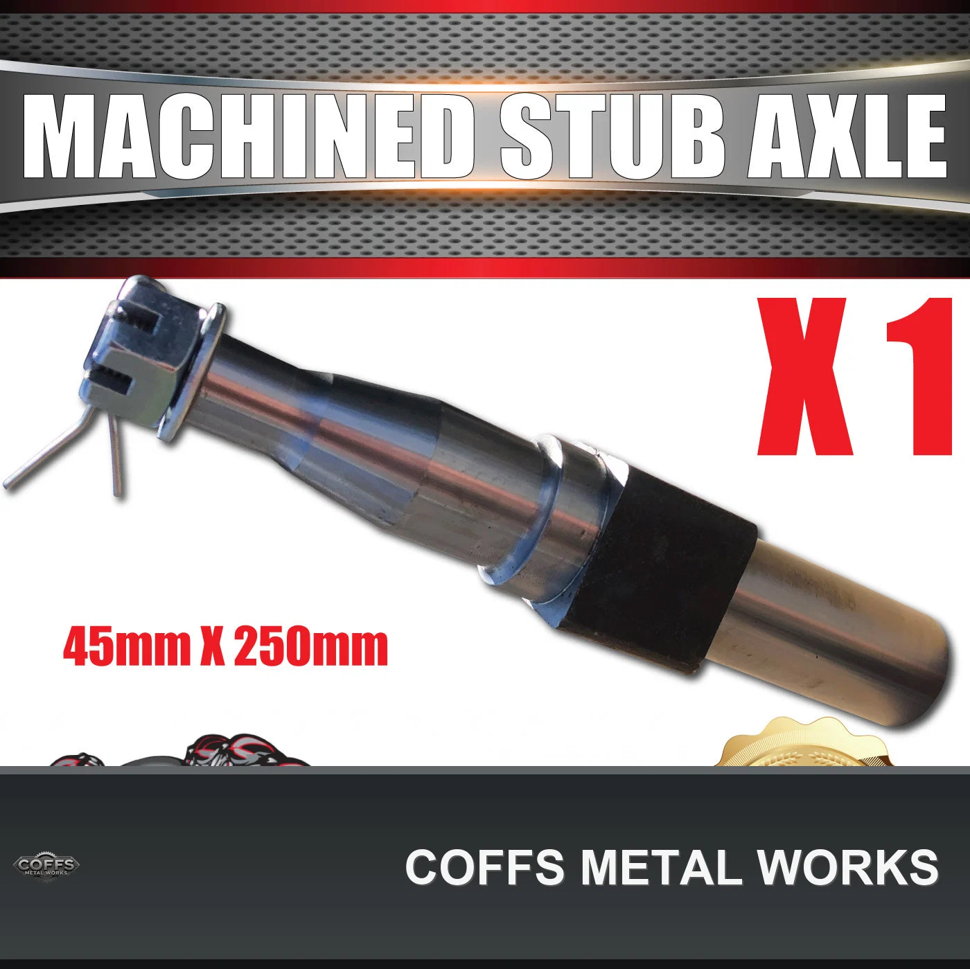 1x-machined-trailer-s-l-stub-axle-45x250mm-to-sleeve-into-50mm-x50mm-x5mm-rhs-coffs-met-04