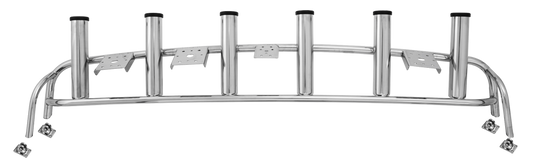 Viper Pro Series Hard Top S/S Rocket Launcher / ROD Holder - 6 Way 1700mm | Coffs Metal Works