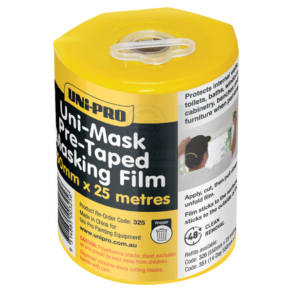 MASKING TAPE/PLASTIC DROP SHEET DISPENSER