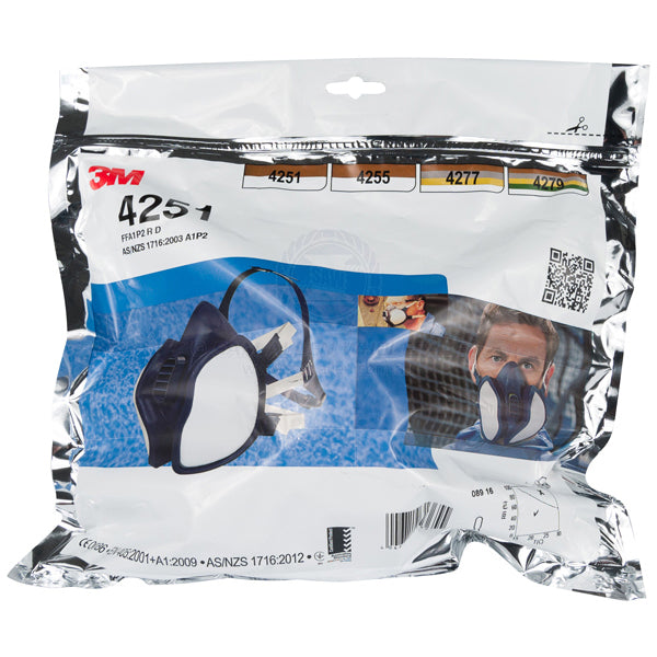 3M DISPOSABLE HALF FACE RESPIRATOR