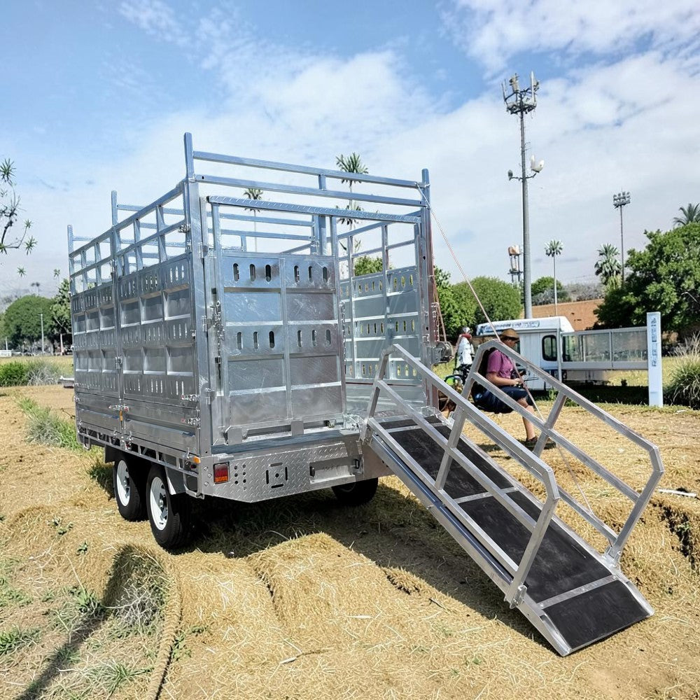 12×7 Flat Top Trailer Stock Trailer – 3500kg