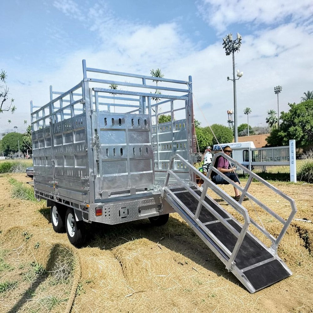 12×7 Flat Top Trailer Stock Trailer – 3500kg