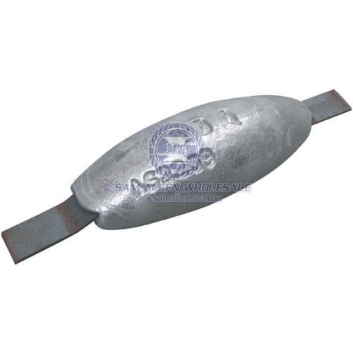 ANODES - ALLOY BLOCK ELIPTICAL WITH STRAP