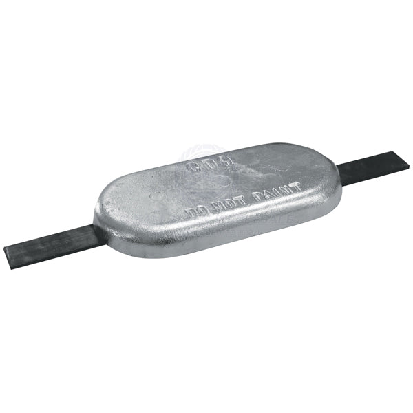 ANODES - ZINC OVAL BLOCK WITH STRAP