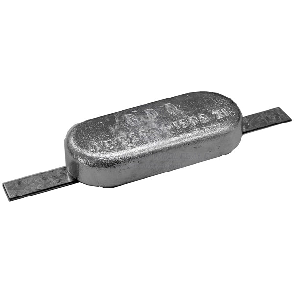 ANODES - ZINC OVAL BLOCK WITH STRAP