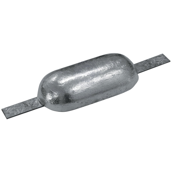 ANODES - ZINC OVAL BLOCK WITH STRAP