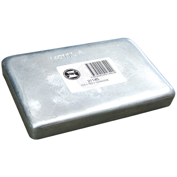 ANODES - ZINC PLAIN RECTANGLE BLOCK