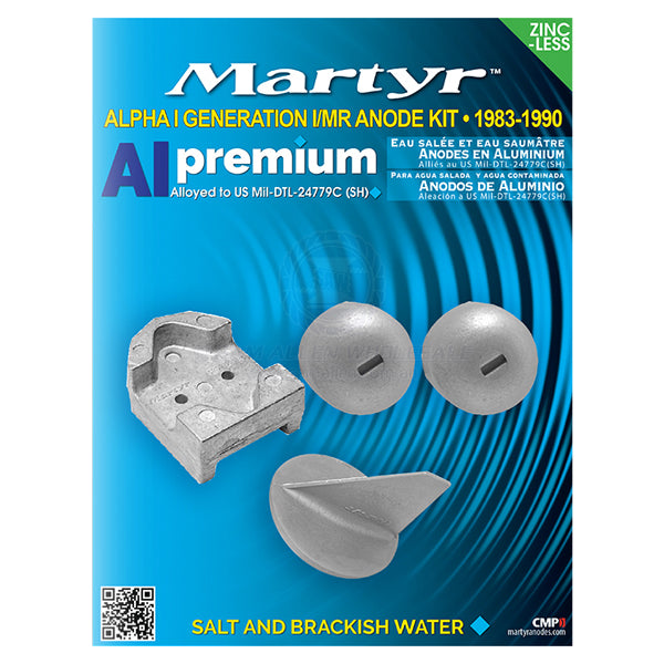 ANODE KITS - MARTYR ALUMINIUM STERNDRIVE MERCRUISER