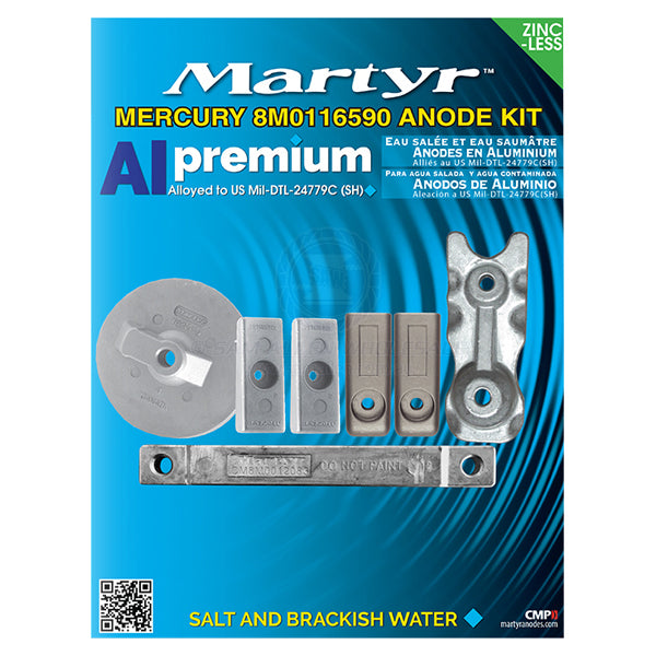 ANODE KITS - MARTYR ALUMINIUM OUTBOARD MERCURY
