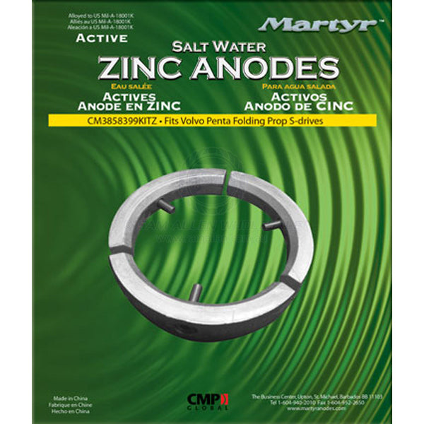 ANODES - ZINC SAILDRIVE VOLVO PENTA