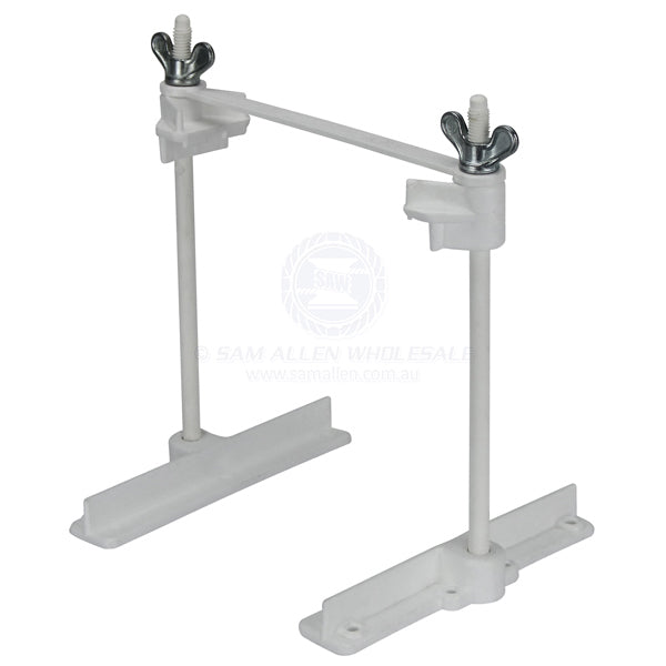 BATTERY HOLDER - TIE DOWN - S/S & POLYPROPYLENE