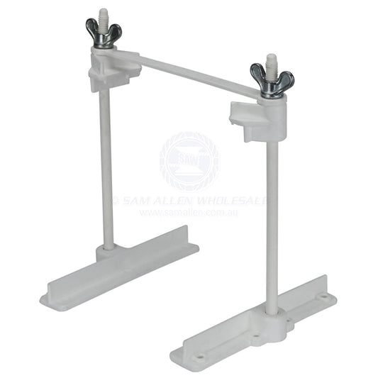 BATTERY HOLDER - TIE DOWN - S/S & POLYPROPYLENE