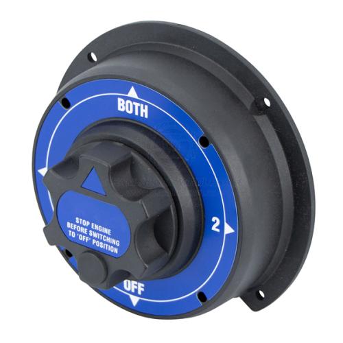 BATTERY SWITCH - 4 POSITION - HD - SEMI RECESSED