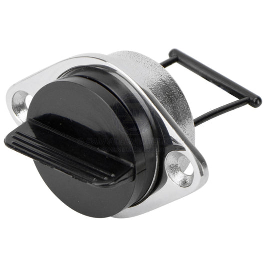 DRAIN PLUG - PLASTIC PLUG & STAINLESS STEEL BASE