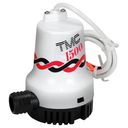PUMPS - BILGE - TMC Pump bilge submersible TMC 500gph 24v with 3/4 outlet fresh water shower kit