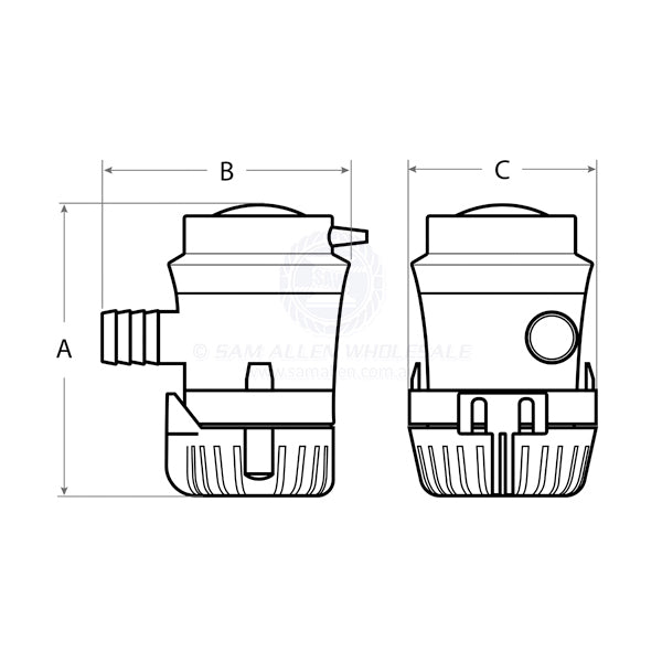 PUMPS - BILGE - COMPACT - SHURFLO