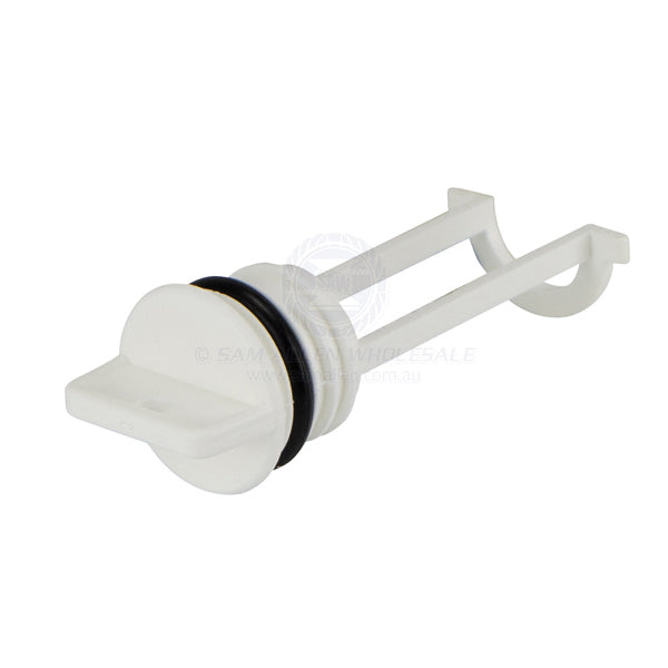 DRAIN PLUG - NYLON PLUG & BASE WITH O-RING SEAL