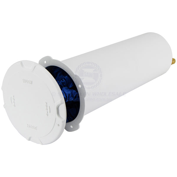 DECK WASH - HOSE COIL KIT - RECESSED - COLLAPSIBLE HOSE