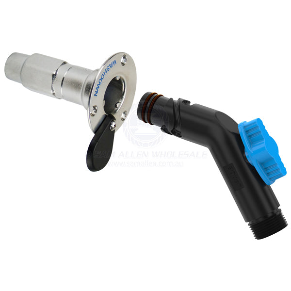 DECK WASH FLUSH LINKS & FAUCETS - BSP - 3 POINT BAYONET
