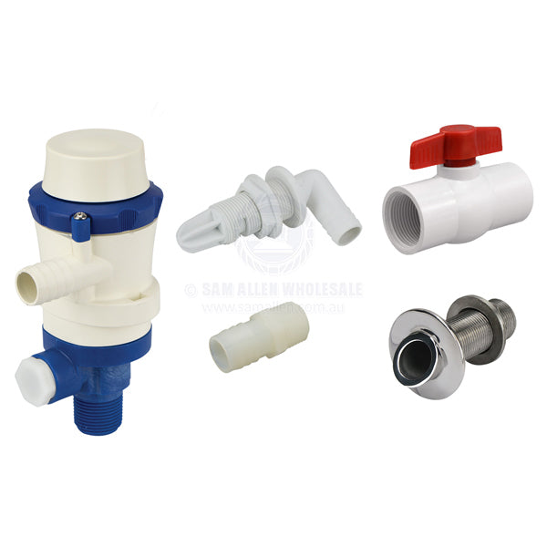 STAINLESS STEEL PICKUP KITS - DECK WASH / BAIT PUMP