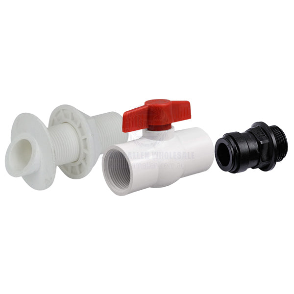 WATER PICKUP KITS - DECK WASH - NYLON PICKUP & PVC BALL VALVE KITS