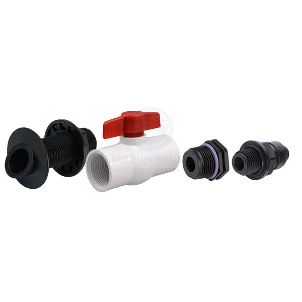 WATER PICKUP KITS - DECK WASH - NYLON PICKUP & PVC BALL VALVE KITS