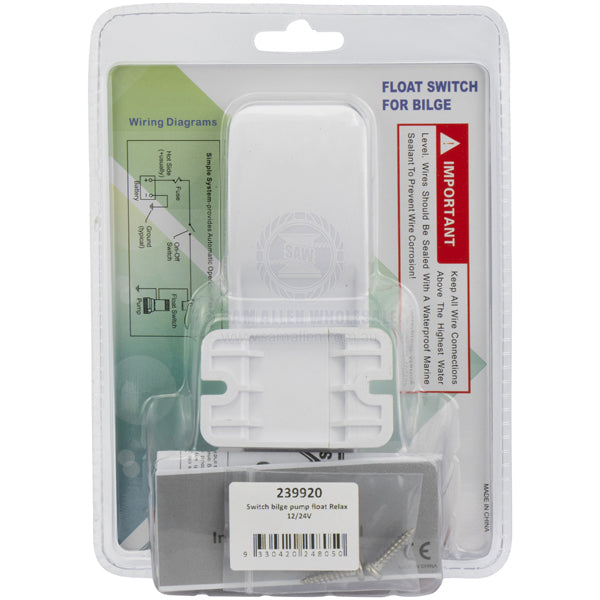 FLOAT SWITCH - BILGE PUMP - RELAXN
