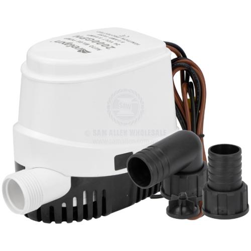 PUMPS - BILGE SUBMERSIBLE - SERIES 500 & 1100 - RELAXN Pump bilge submersible auto Relaxn 750gph 12v fresh water shower