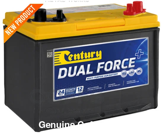 24LX MF Dual Force+ boat battery