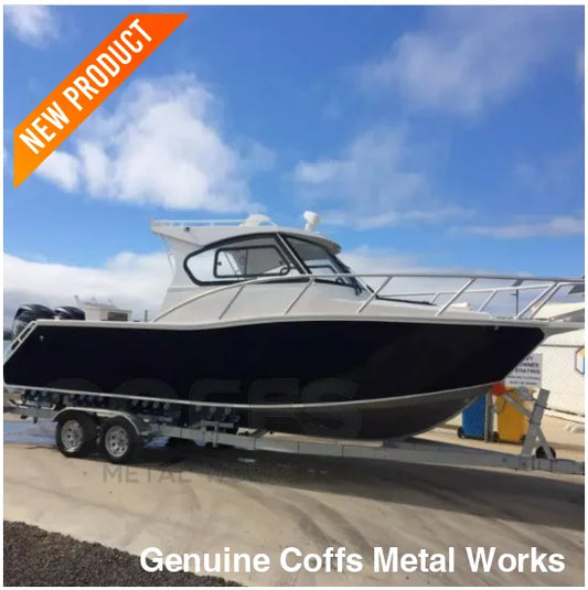 25ft 7.5m V Hull Full Welded Outboard Motor Cuddy Cabin Fishing Boats Aluminium aluminum boat