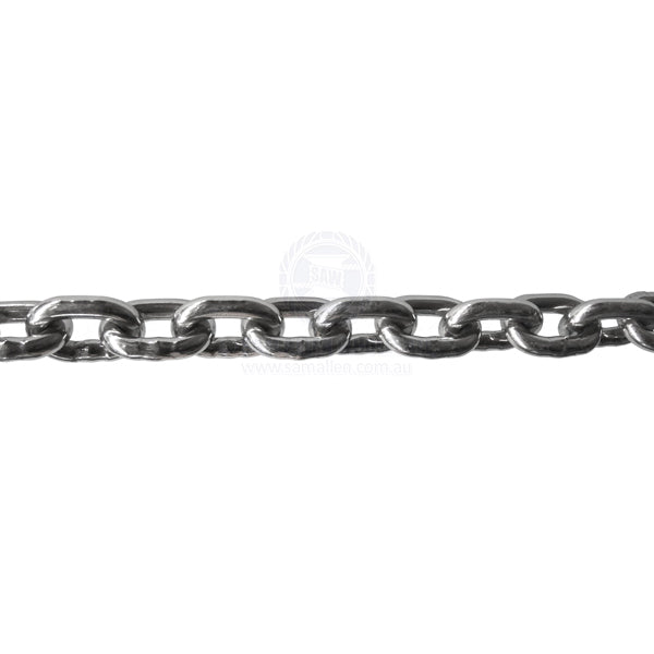 ANCHOR CHAIN - STAINLESS STEEL - SHORT LINK - 316G