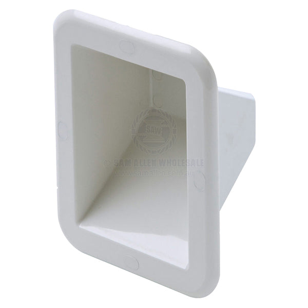 CAN-SB STORAGE BOXES - OPEN SIDE - RECESSED MOUNT - ASA PLASTIC