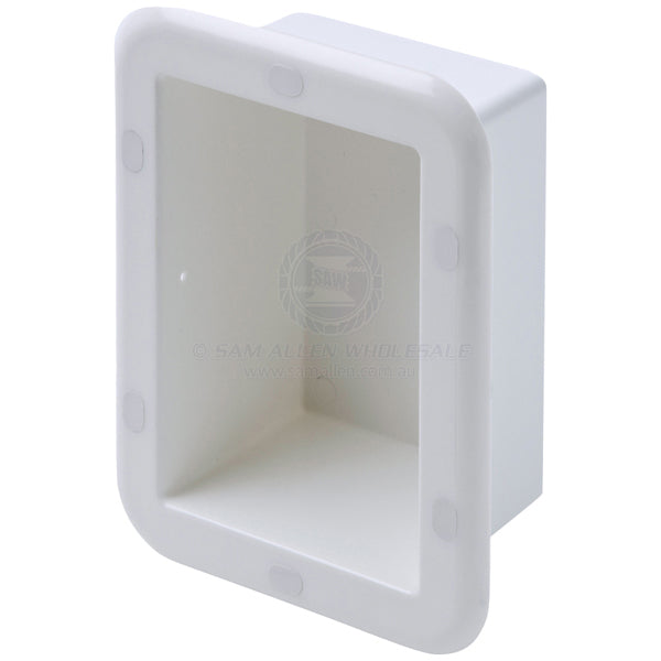 CAN-SB STORAGE BOXES - OPEN SIDE - RECESSED MOUNT - ASA PLASTIC