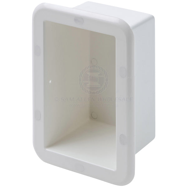 CAN-SB STORAGE BOXES - OPEN SIDE - RECESSED MOUNT - ASA PLASTIC