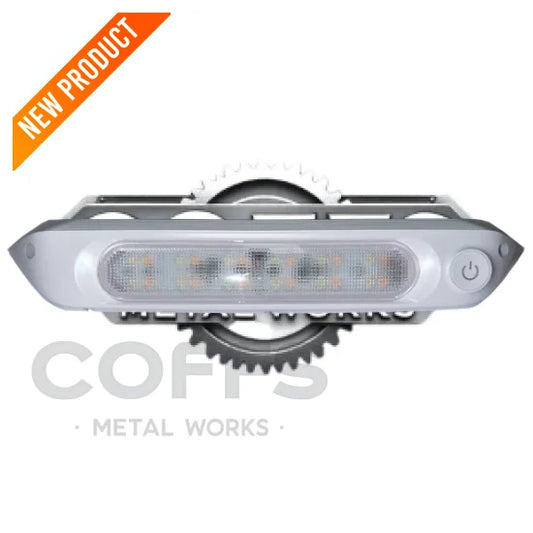 287 mm LED Awning Light with Amber Insect Repellant Mode Switch & White Base lighting 12 and 24 volt