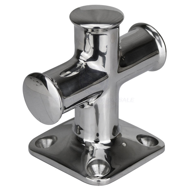 BOLLARDS - SOLID CROSS - STAINLESS STEEL
