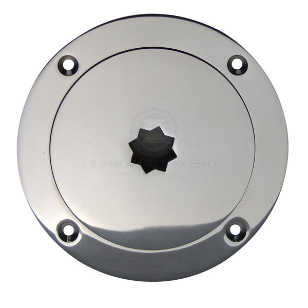 DECK PLATE - STAINLESS STEEL - WINCH STYLE STAR KEY