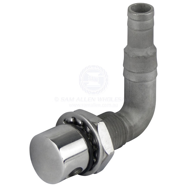 FUEL BREATHER - ROUND HEAD - STAINLESS STEEL
