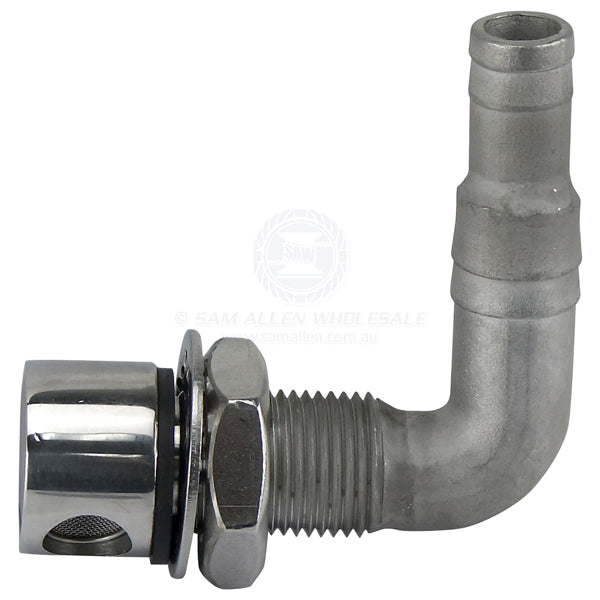 FUEL BREATHER - ROUND HEAD - STAINLESS STEEL