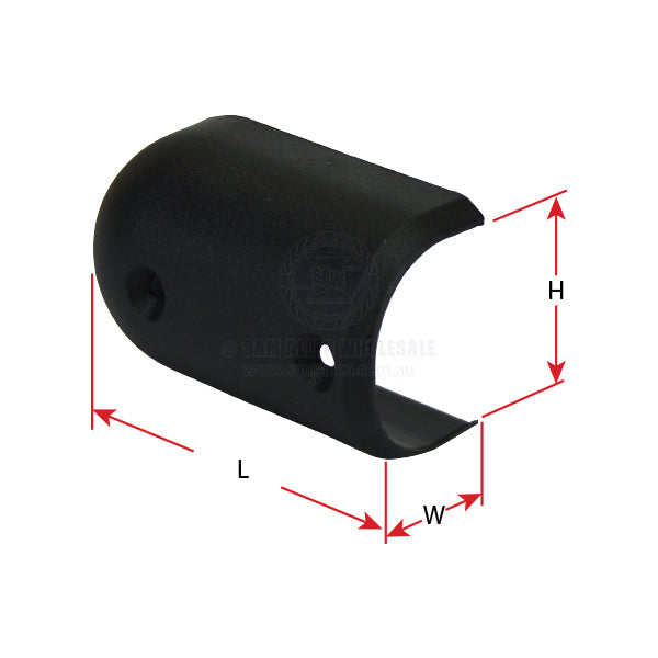 GUNWALE END CAPS - ROUND NYLON