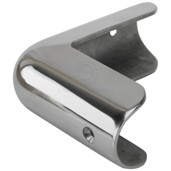 GUNWALE END CAPS - ROUND STAINLESS STEEL