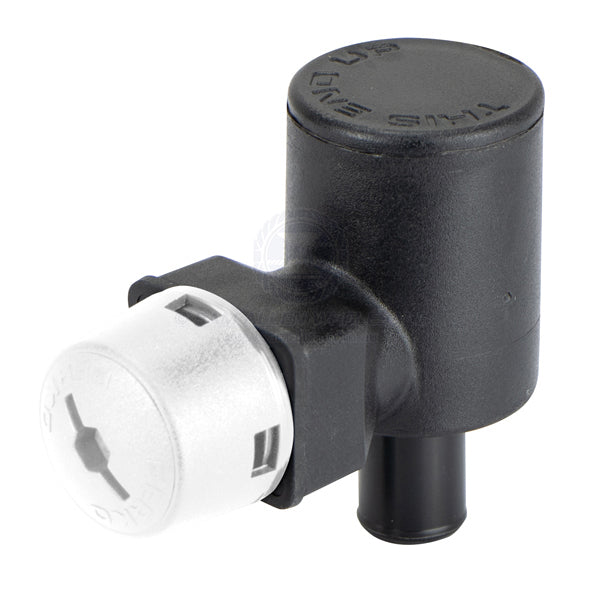 FUEL BREATHER WITH P-TRAP VENT VALVE