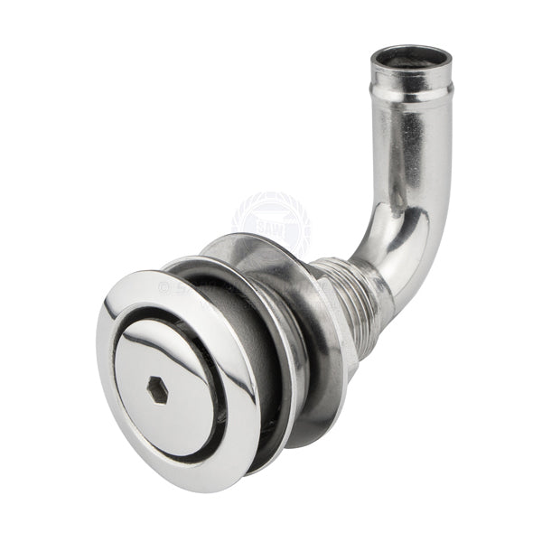 FUEL BREATHER - 90 DEGREE FLUSH MOUNT - S/S