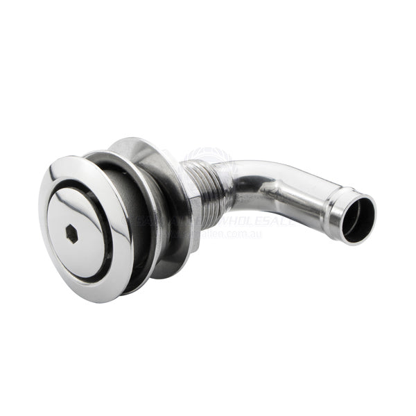 FUEL BREATHER - 90 DEGREE FLUSH MOUNT - S/S