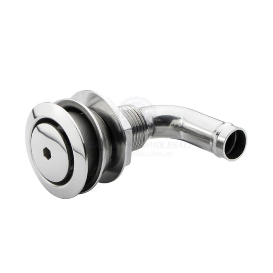 FUEL BREATHER - 90 DEGREE FLUSH MOUNT - S/S