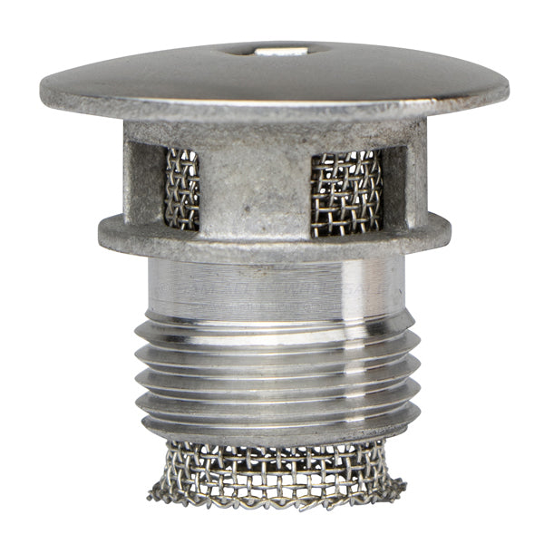 FUEL BREATHER - 90 DEGREE FLUSH MOUNT - S/S